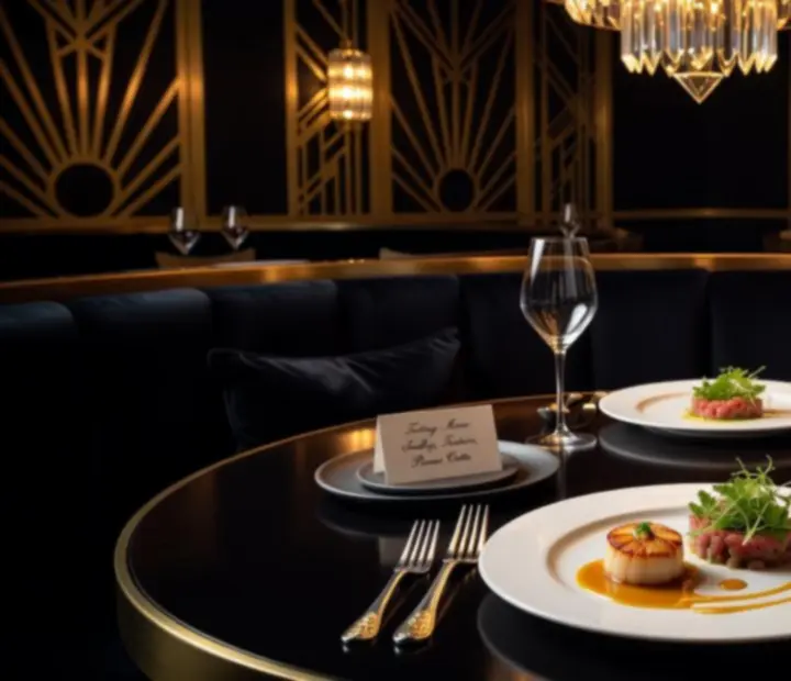 Elegancko zaaranżowane talerze z degustacyjnymi daniami w restauracji Wonderstar s. r. o.